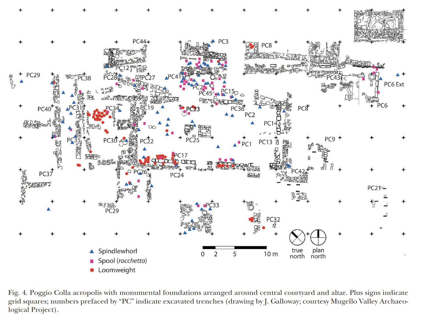 Plan of an Etruscan sanctuary