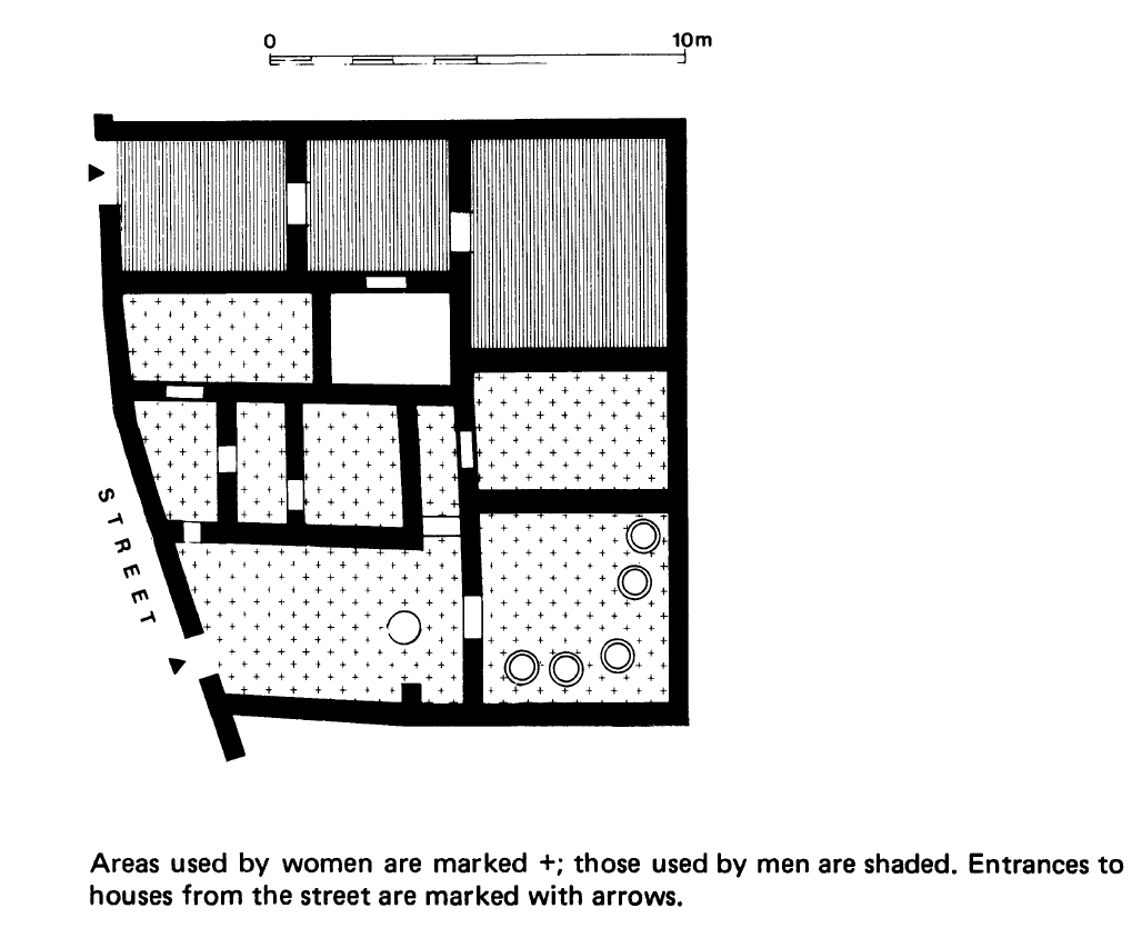 Gendered space in an ancient Greek house