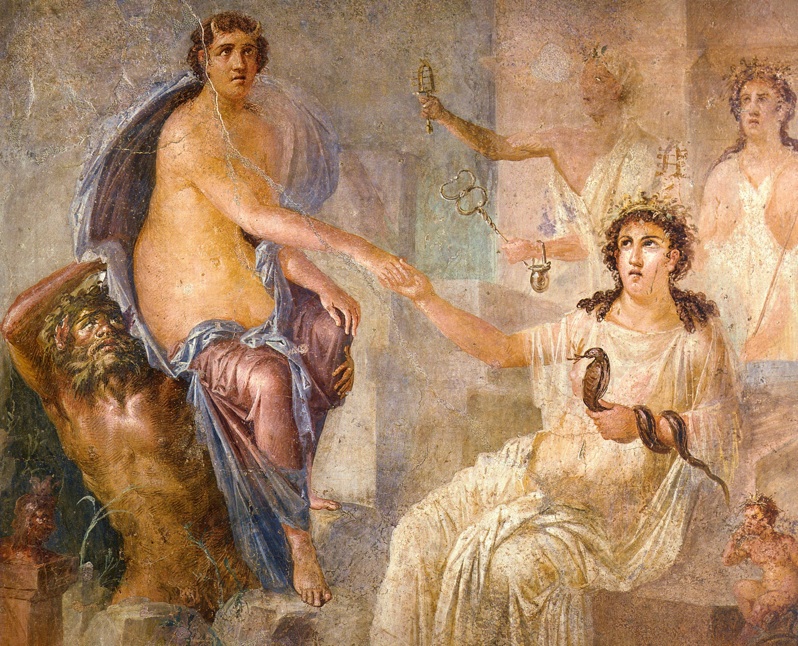 Pompeii wall painting